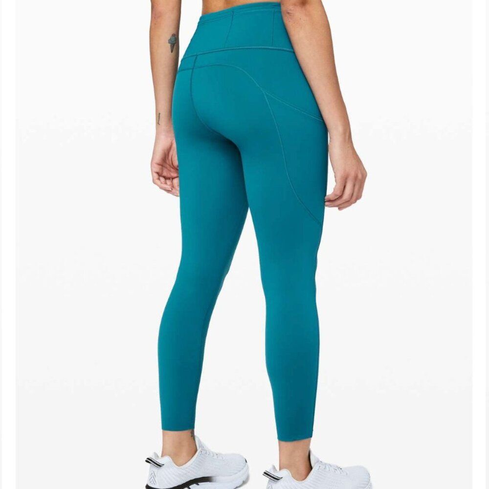 Lululemon Fast and Free Tight II 25" *Non-Reflective Nulux Cyrpus size 12